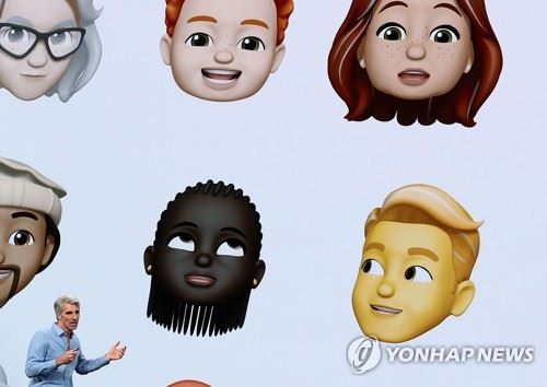 애플 iOS 12의 새로운 애니모지 '미모지'