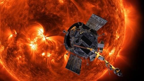 태양 최근접 기록 깬 파커 태양탐사선[출처: NASA/존스홉킨스 응용물리연구소]