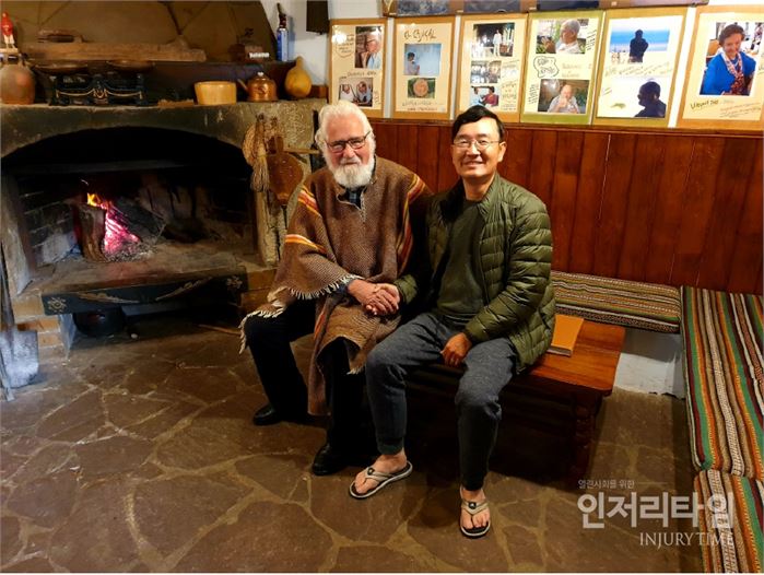 알베르게 주인인 80살의 에르네스토 할아버지의따뜻한 격려