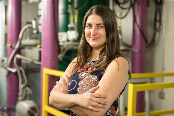 Leah Broussard studies subatomic particles at Oak Ridge National Laboratory, where she will be searching for mirror matter this summer.Genevieve Martin / Oak Ridge National Laboratory/ U.S. Dept. of Energy