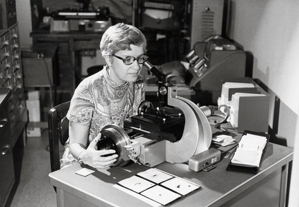 A young Vera Rubin was already observing the stars when she was an undergraduate at Vassar College, where she earned her bachelor's degree in astronomy in 1948.Archives & Special Collections, Vassar College Library