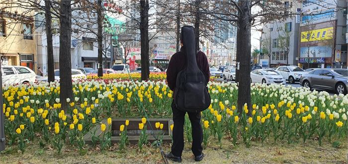 이쁜 튤립을 보면서 가지는 생각