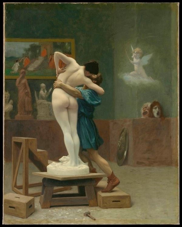 레옹 제롬 - 「피그말리온과 갈라테아」(1892), 캔버스에 유채, 뉴욕 메트로폴리탄미술관