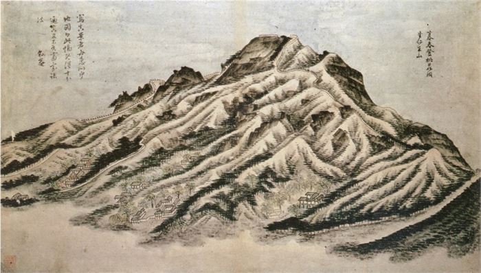 157 강희언(姜熙彦 조선 1710~1784) 인왕산도(仁王山圖) 24.6+42.6 개인소장